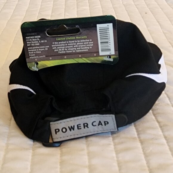 Black Powercap Hands Free Lighting LED Hat Cap - Picture 3 of 4